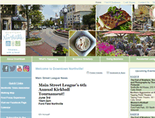 Tablet Screenshot of downtownnorthville.com